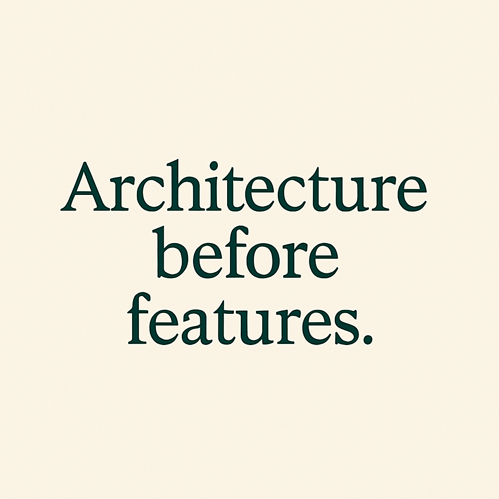 Architectura Antes De Características