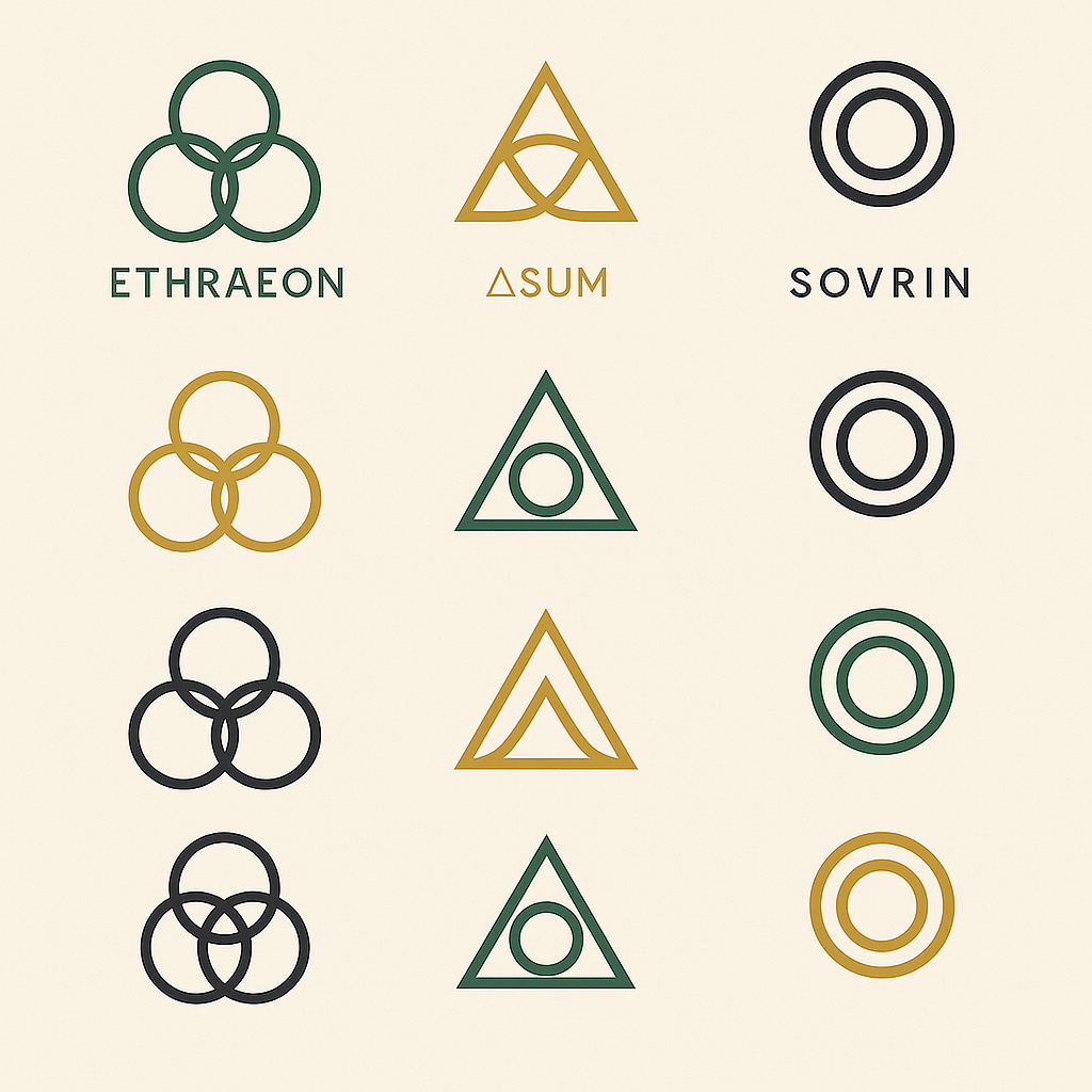 Logo Grid Design With Minimalist Geometry